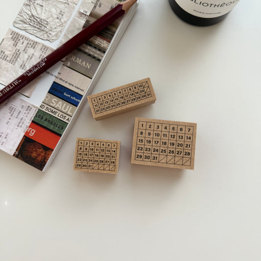 Stamp Marche Monthly Log Stamp