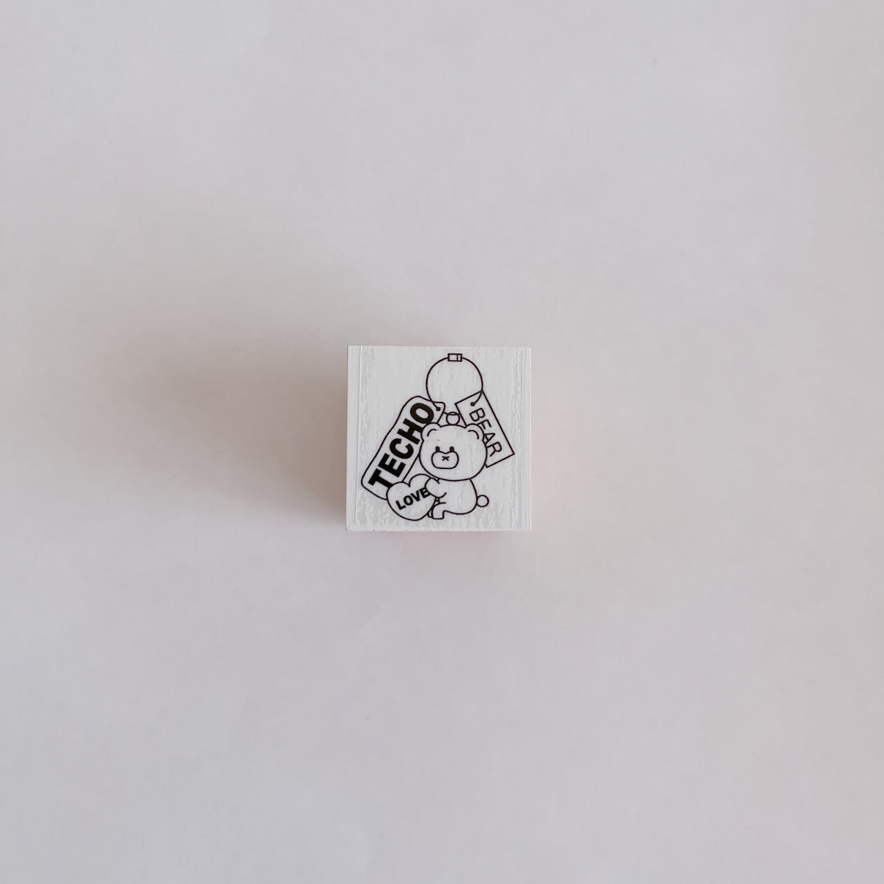 Tomoshop Rubber Stamp Design / Love Techo Bear Charms