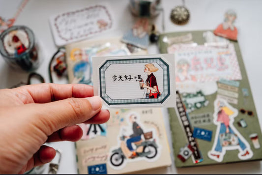 [ PRE-ORDER ] La Dolce Vita Label Sticker Set / Grid