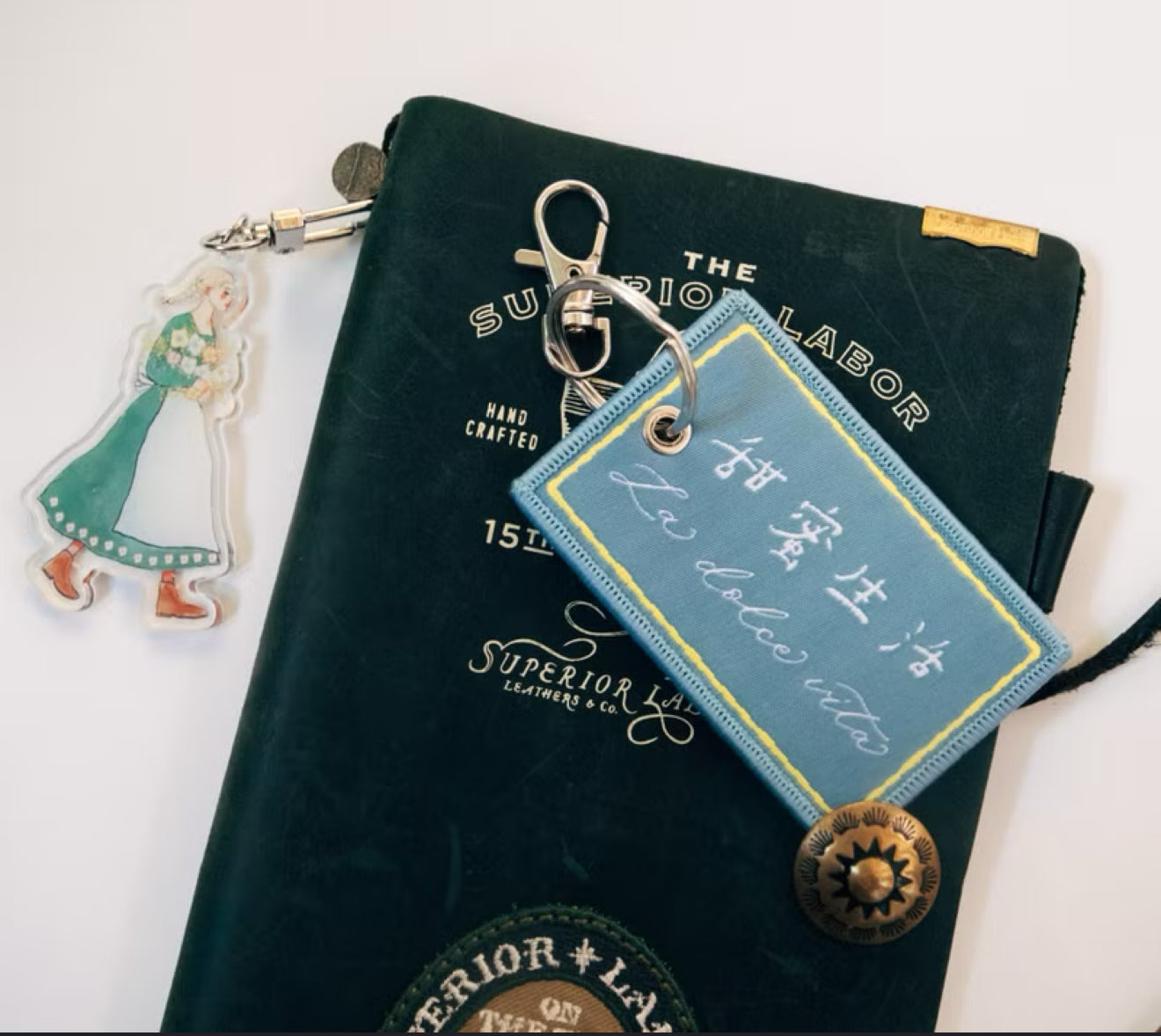 La Dolce Vita Fabric Journal Charms / 3 Designs