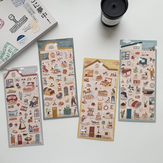 MIND WAVE My Home Series Sticker / 4 Designs