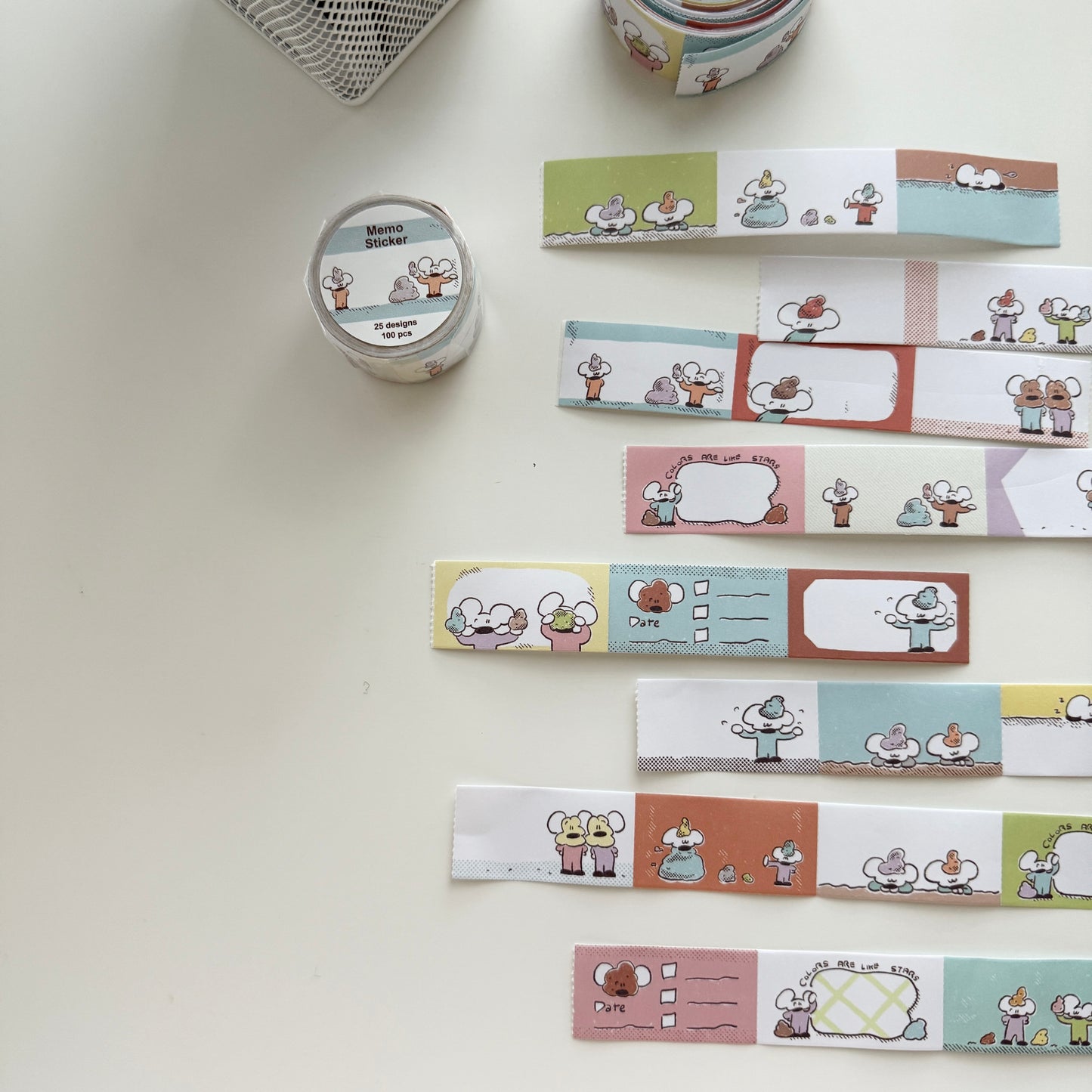 1991w2992 Color Palette Memo Roll