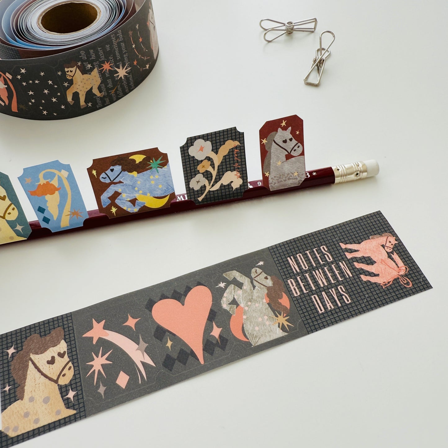 A Kind of Cafe Horse Fairytale Sticker Roll