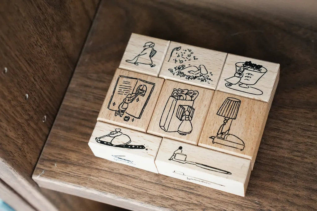 Yamadoro Night's Embrace Series Rubber Stamps / 8 Designs