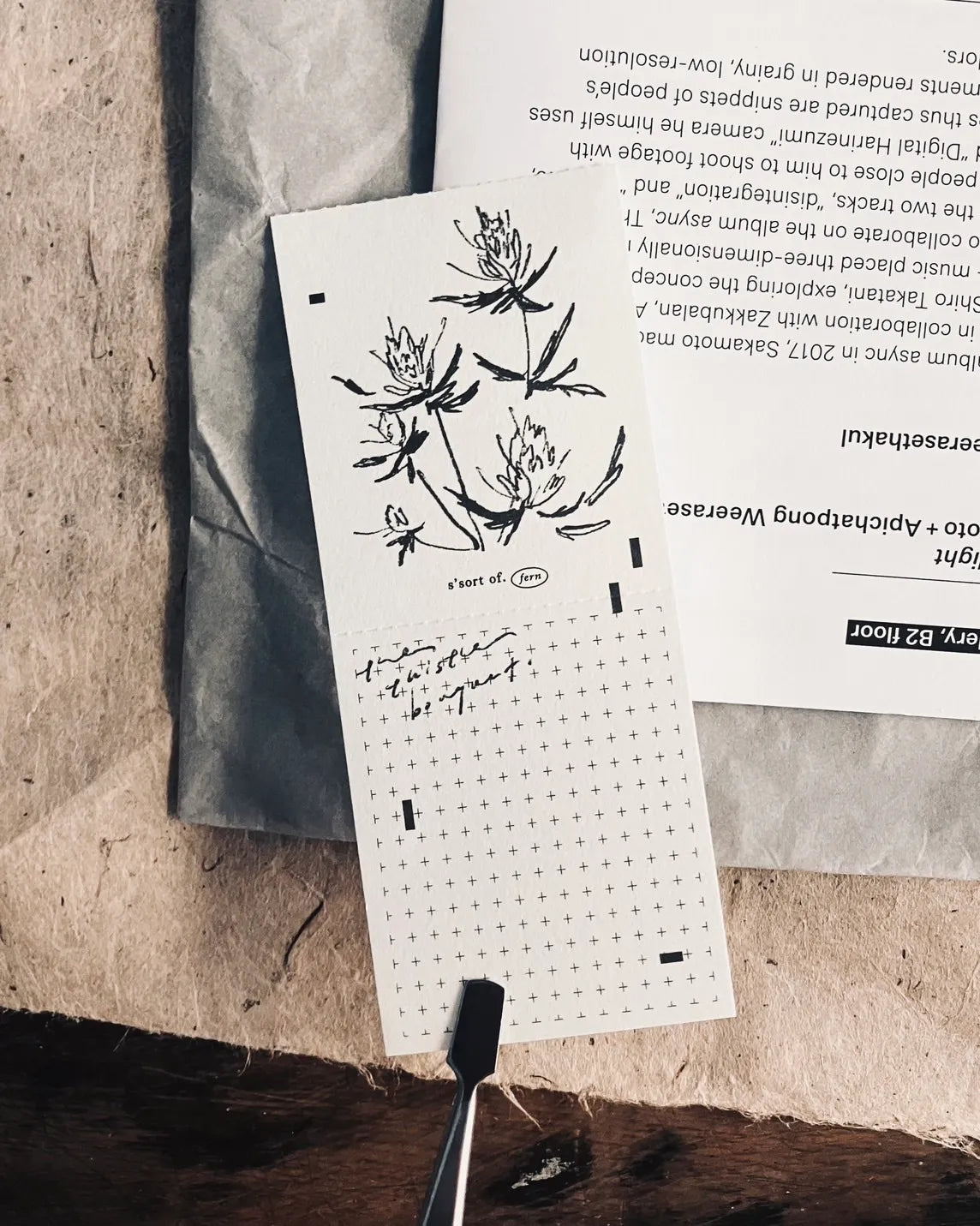 Somesortof.fern Bouquet Memo Pad