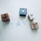 Shachihata KOSAI Mini Cube Ink Pad / 3 Colors
