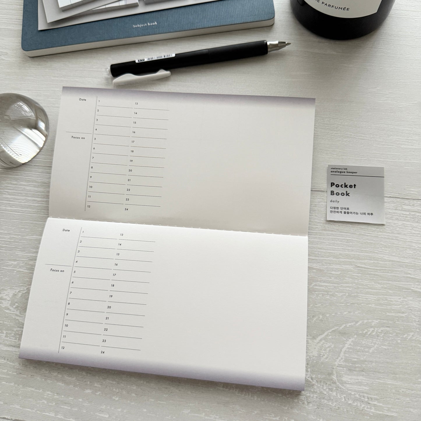 Analogue Keeper 2025 NEW Pocket Book / Daily & Weekly