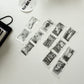 202hosil Vintage Film Masking Tape / Black & White