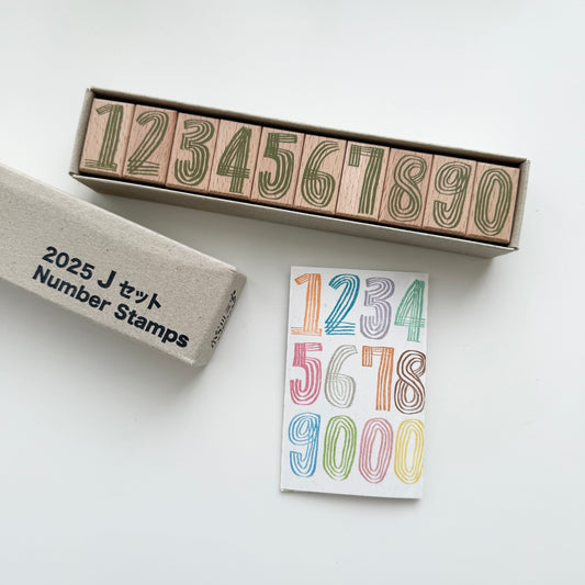 Number Stamp Set | J