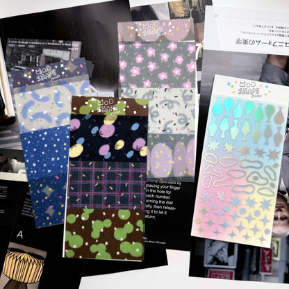 Kurukynki MOD Shape Sticker / 4 Designs