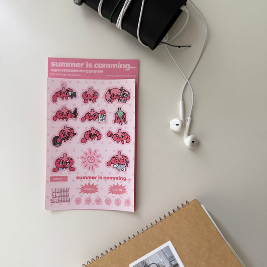 Jeongo Innerside Ms. Tomato's Summer Sticker Sheet