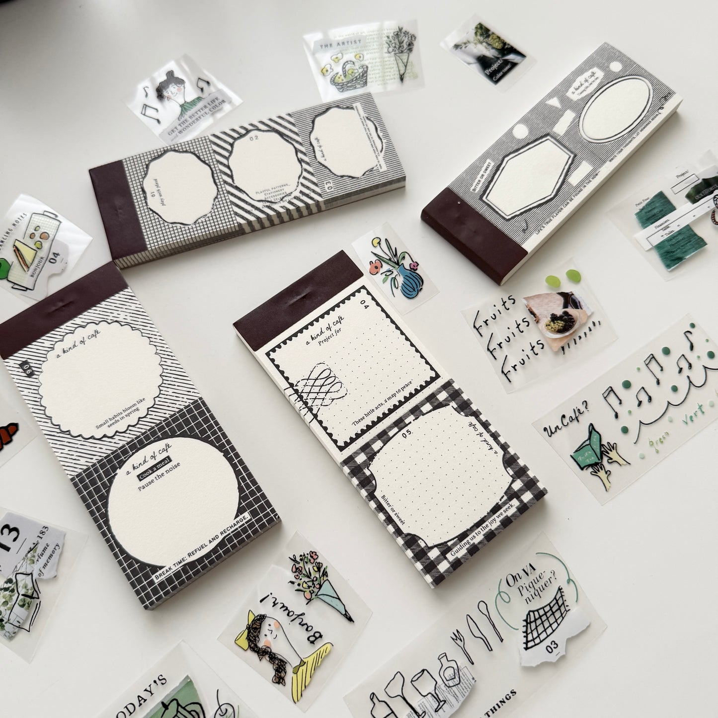 A kind of café Notepad Collection / No. 4-7