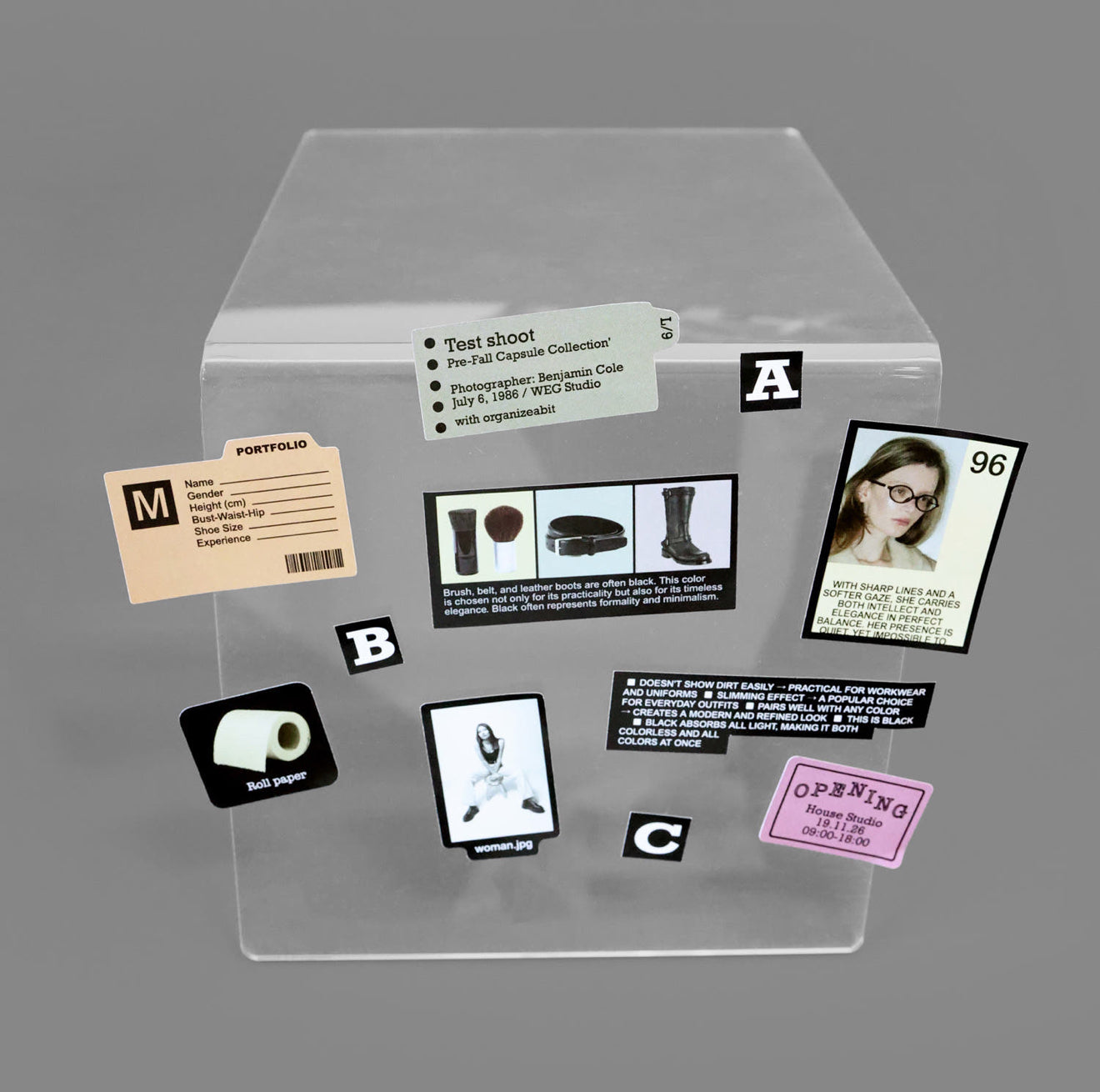 Organize a bit Tone Pack Black #000000