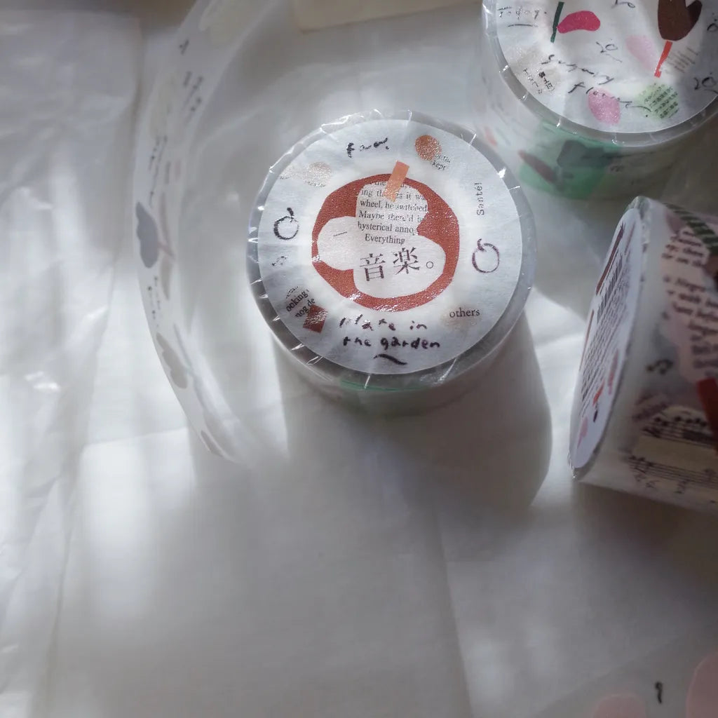 Mr. Eggplants Plates in the Garden PET Tape