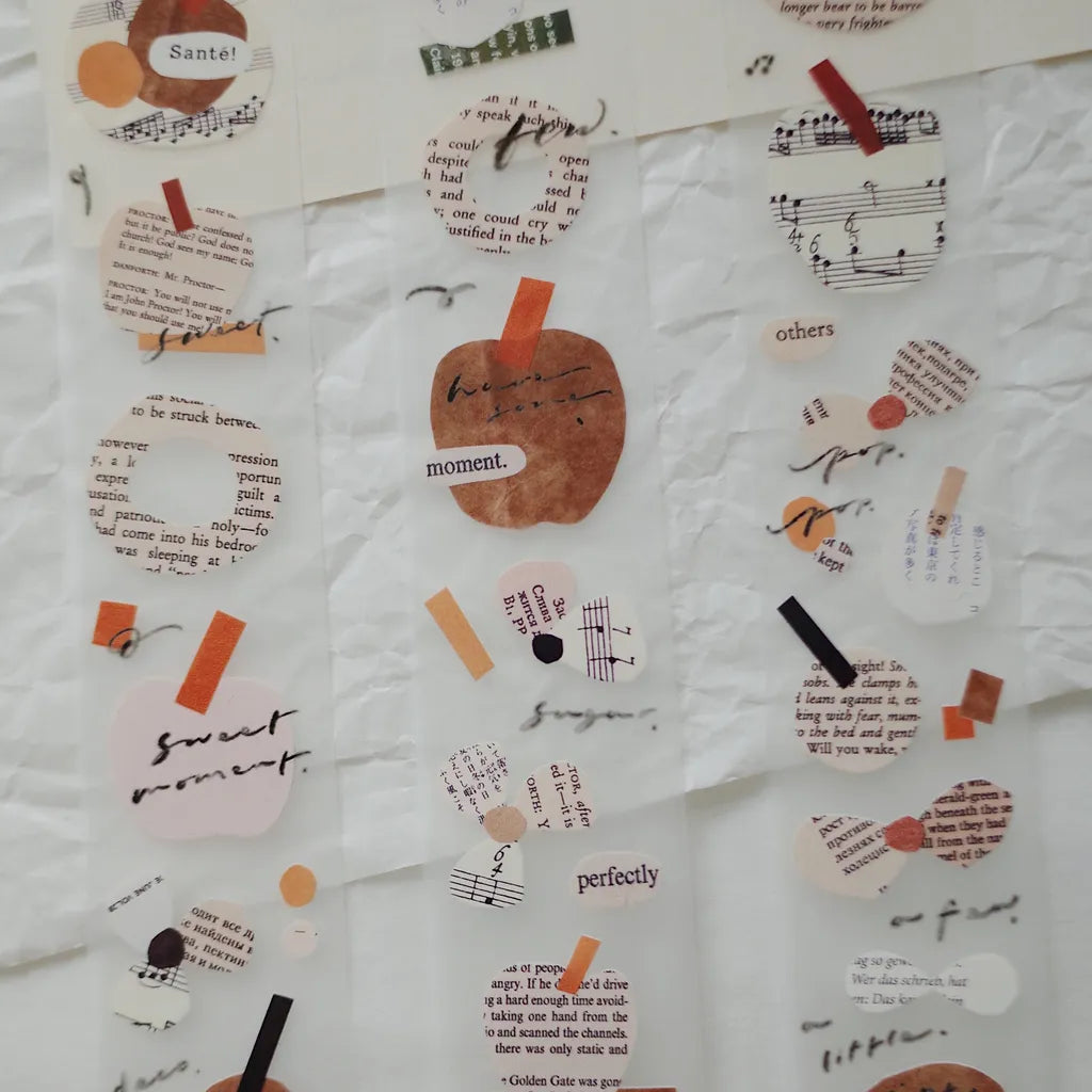 Mr. Eggplants Plates in the Garden PET Tape