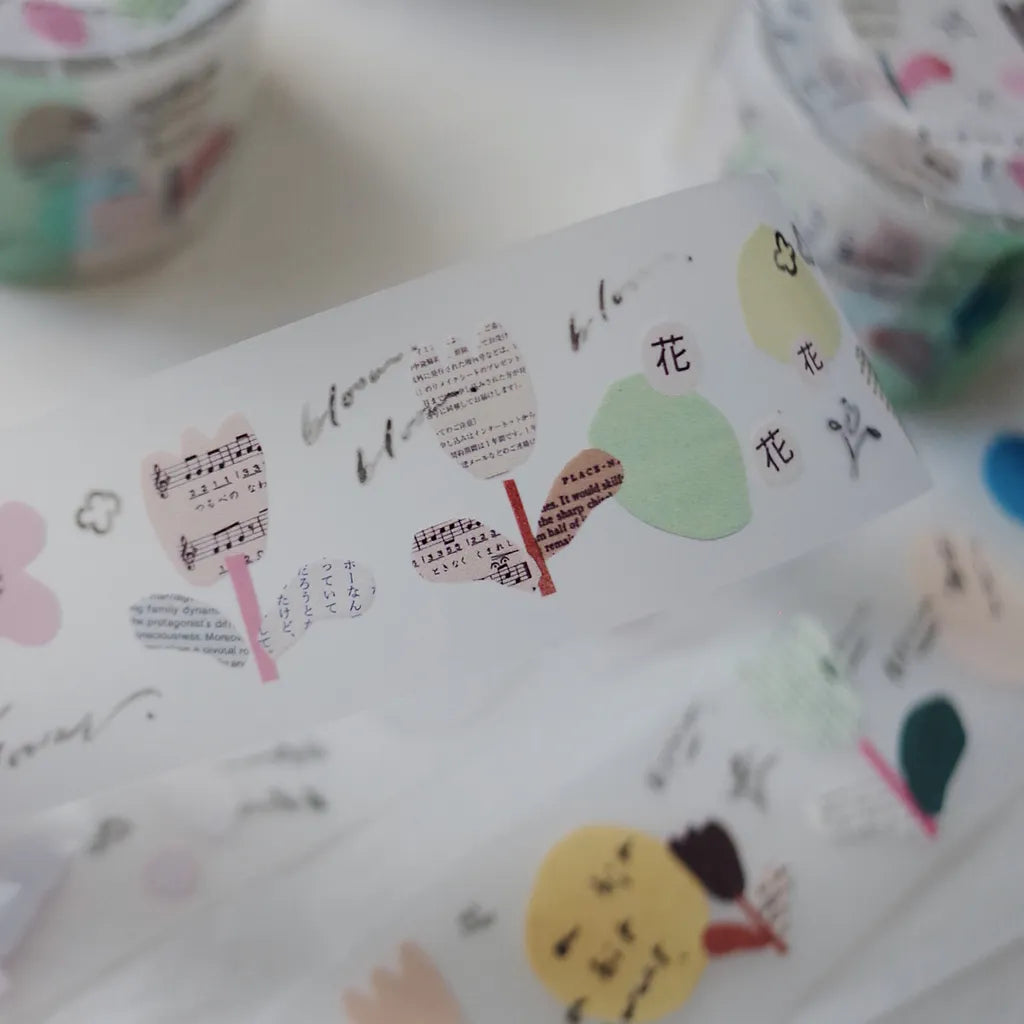 Mr. Eggplants Sugary Flower PET Tape