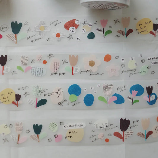 Mr. Eggplants Sugary Flower PET Tape