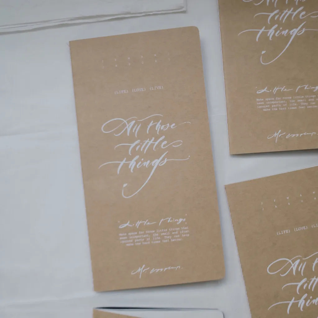 Mr. Eggplants All Those Little Things | Mix Paper Notebook