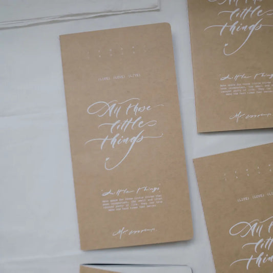 Mr. Eggplants All Those Little Things | Mix Paper Notebook