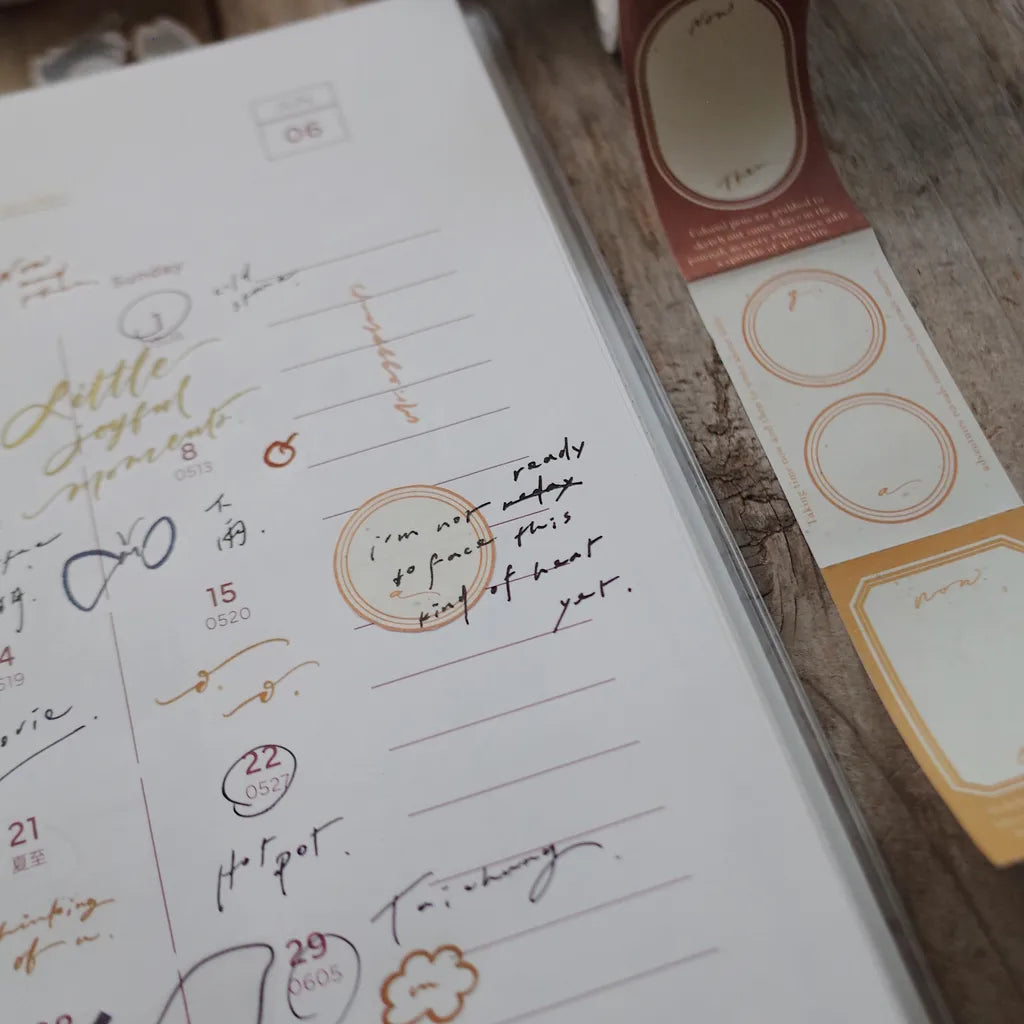 Mr. Eggplants Now and Then Sticky Note