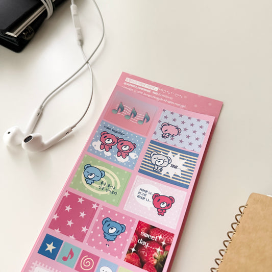 Jeongo Innerside Mr. Bear's This Day and That Day Sticker