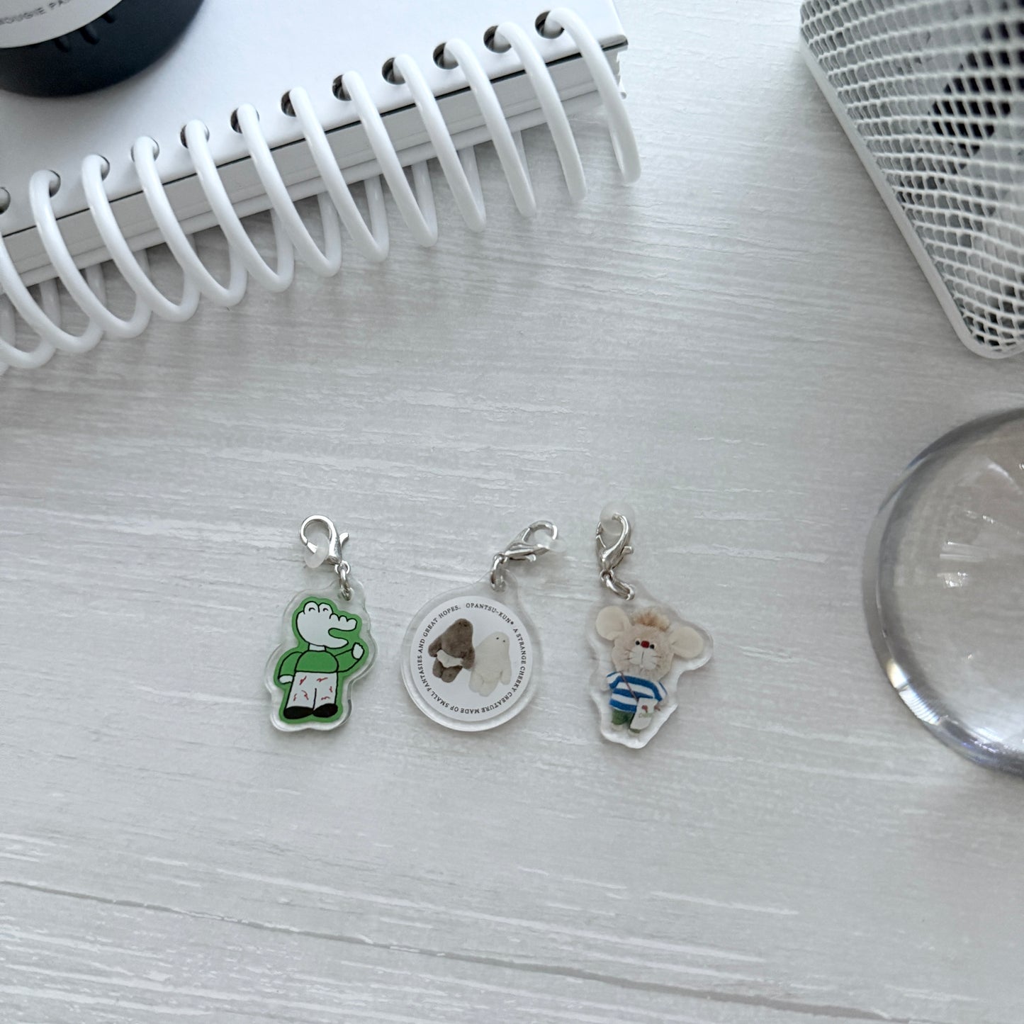 Mini Acrylic Charm / 3 Designs