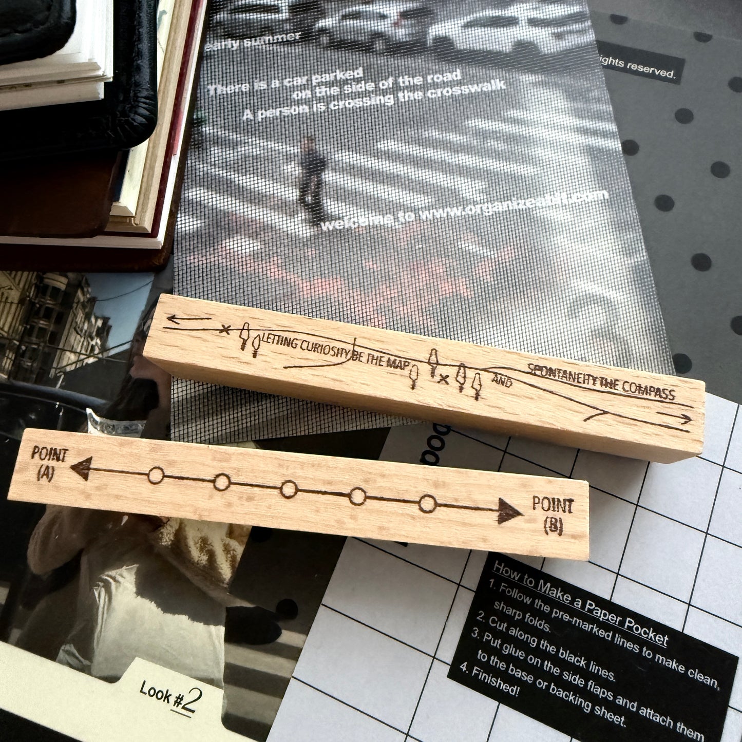 Kurukynki Here and There Rubber Stamp / 2 Styles