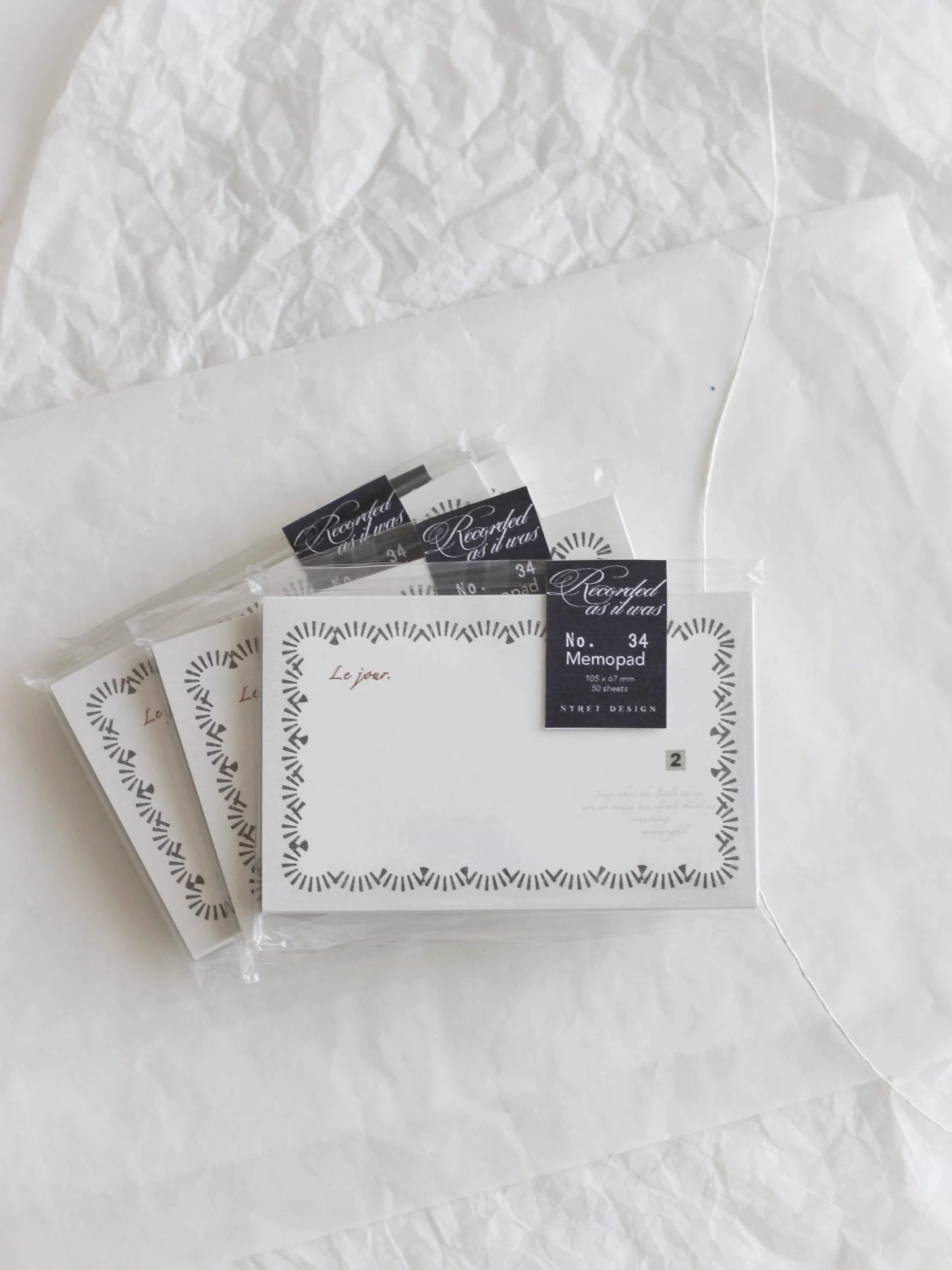 Nyret Design Memo Pad / 31 - 34