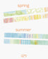 Analogue Keeper Colorchip Masking Tape / 4 Seasons