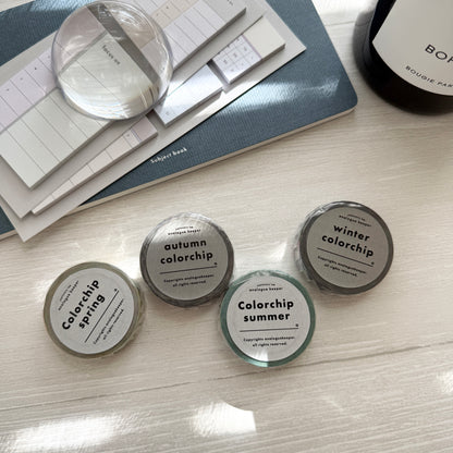 Analogue Keeper Colorchip Masking Tape / 4 Seasons