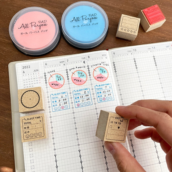 Stamp Marche Life Log Collection Stamp // Sleep & Medicine