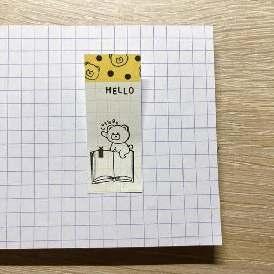 Tomoshop Rubber Stamp Design / Let's Go Kuma-chan