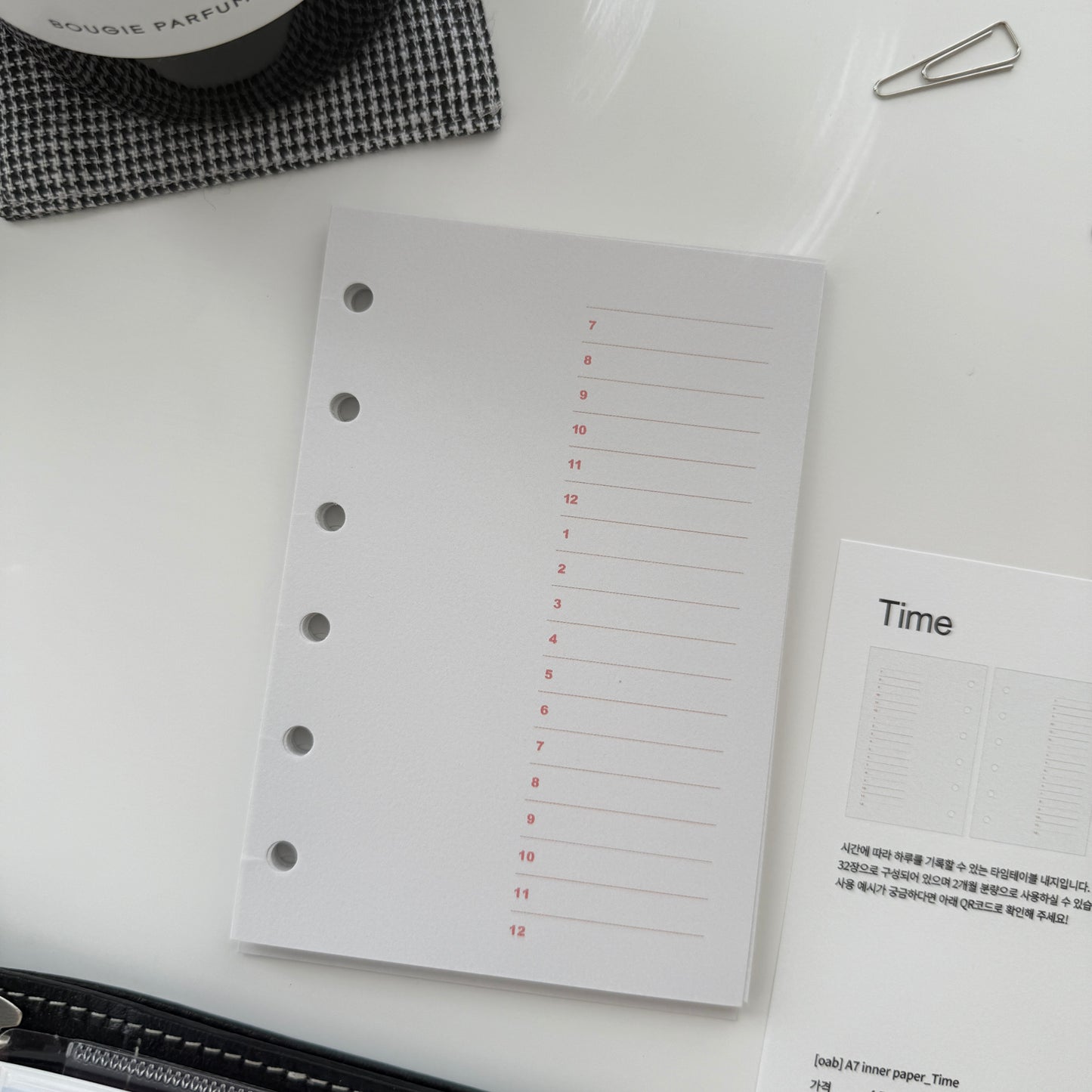 Organize a bit Pocket Ring Journal Refill / Daily