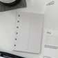 Organize a bit Pocket Ring Journal Refill / Daily