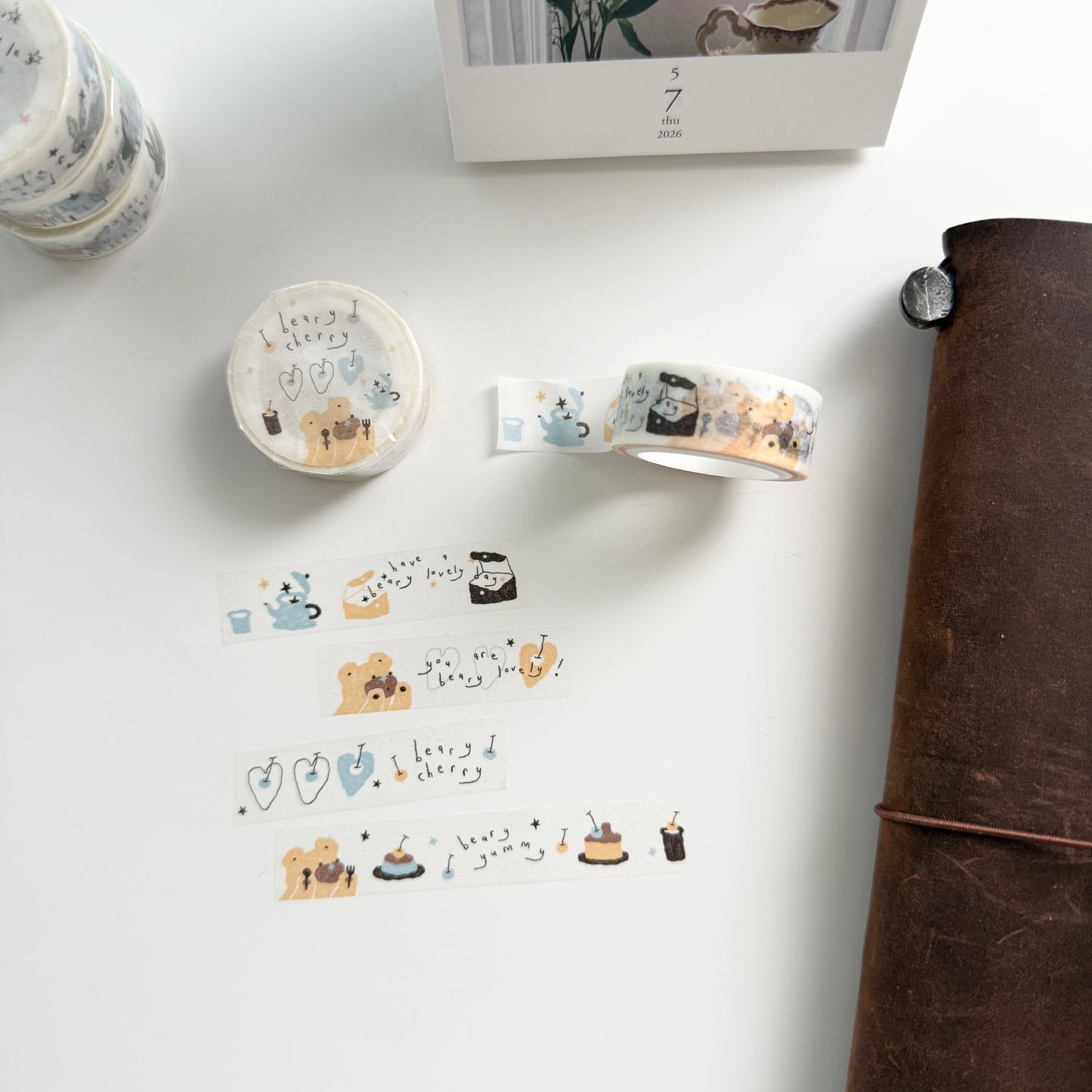 Bighands Beary Cherry Masking Tape