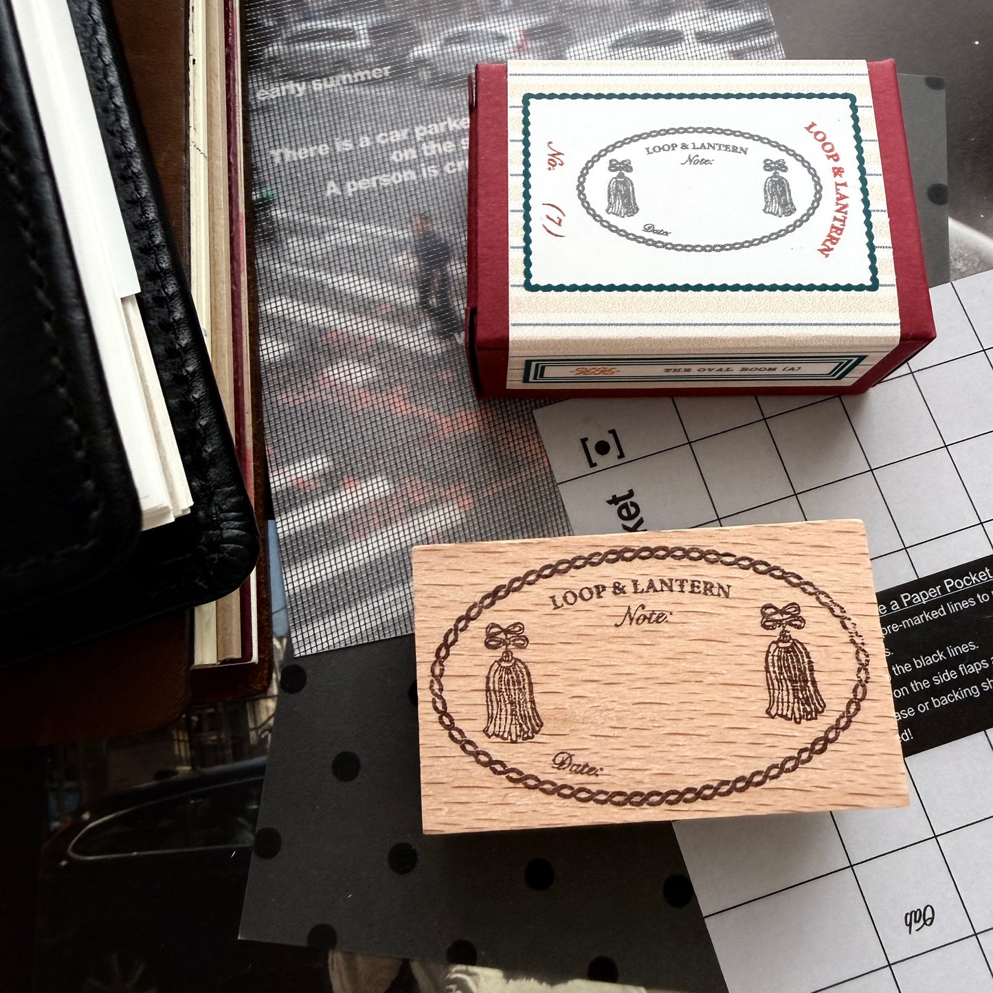 Kurukynki Loop & Lantern Oval Decorate Stamp / 2 Designs
