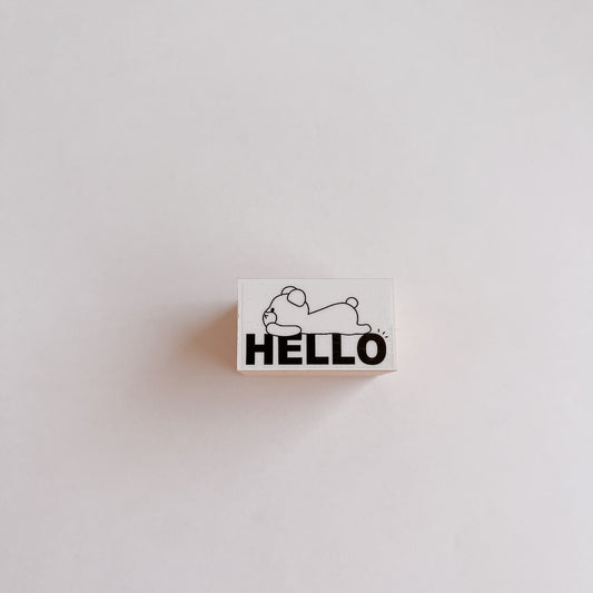 Tomoshop Rubber Stamp Design / HELLO Bear