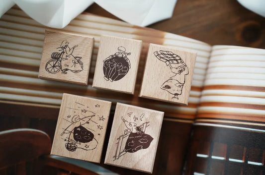 Yamadoro Messages from the Sea Collection Rubber Stamp