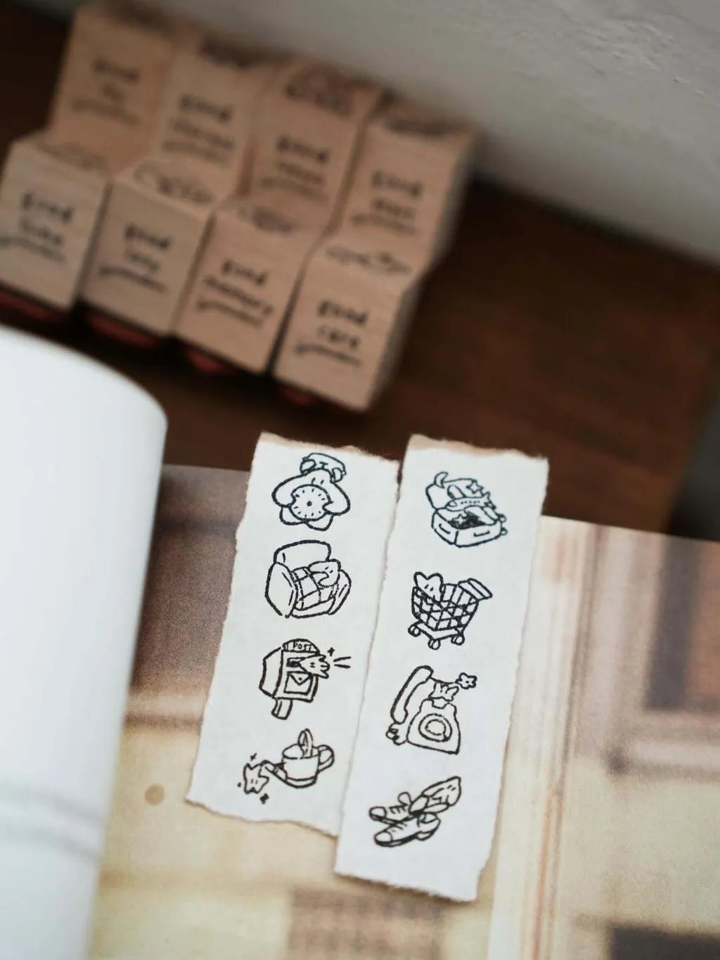 Yamadoro Good List Rubber Stamp Set