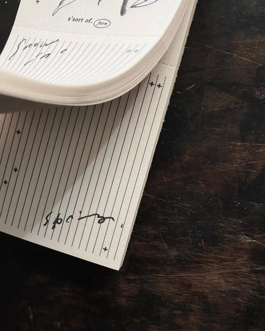 Somesortof.fern Bridal Wreath Label Book