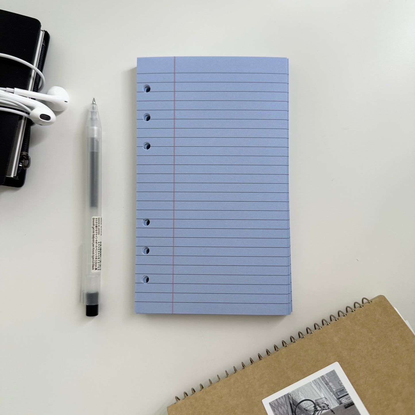 Jeongo Innerside A6 Personal Size Refill / Blue Ruled
