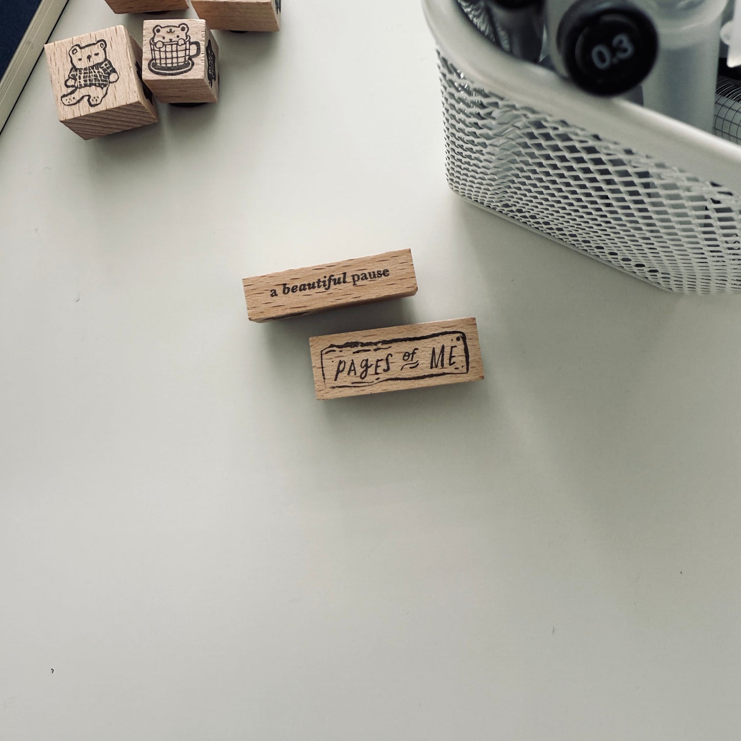 Black Milk Project Pages of Me Series Rubber Stamp Set / Limited