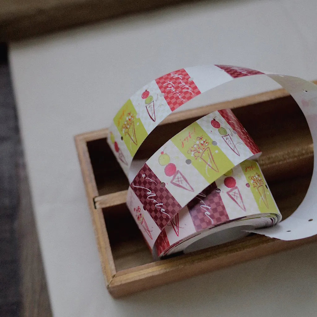 Mr. Eggplants Joyful Time Label Sticker Roll / Ver. 1