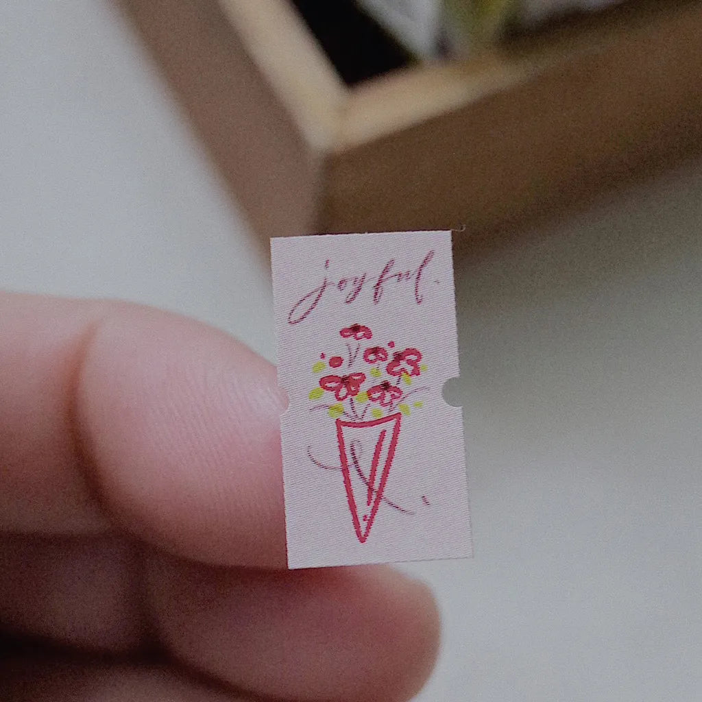 Mr. Eggplants Joyful Time Label Sticker Roll / Ver. 1