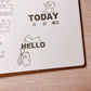 Tomoshop Rubber Stamp Design / HELLO Bear