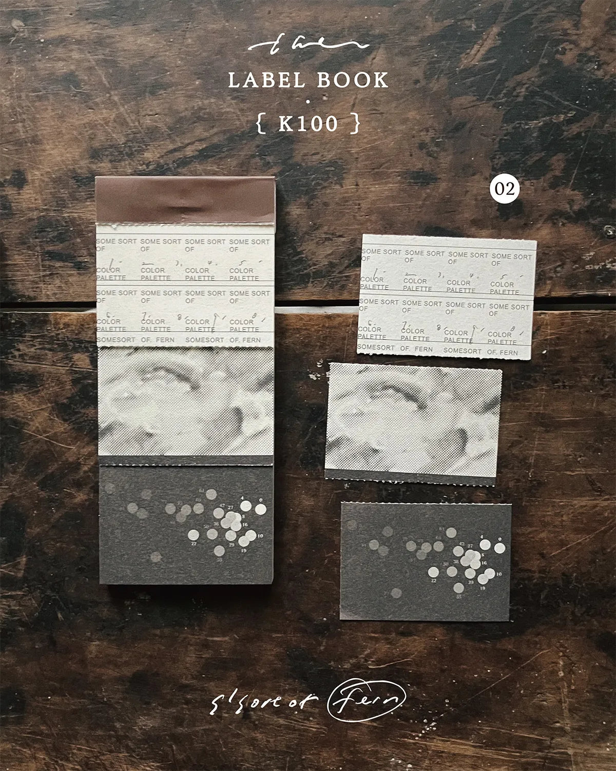 Somesortof.fern K100 Label Book