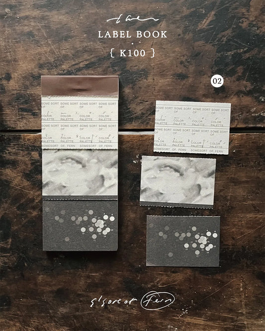 Somesortof.fern K100 Label Book