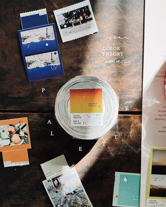 Somesortof.fern Color Palette Perforated Paper Tape