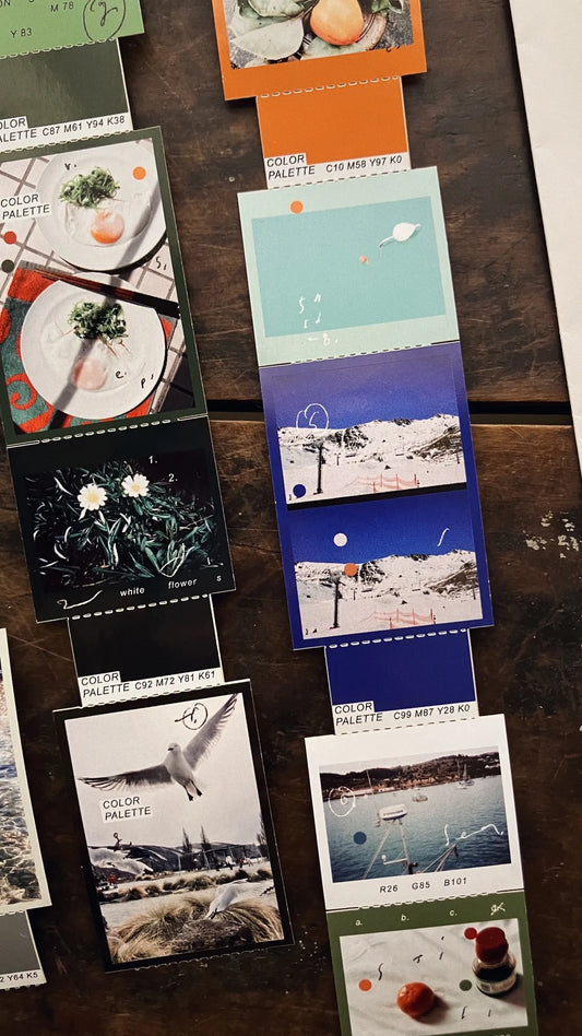 Somesortof.fern Color Palette Perforated Paper Tape