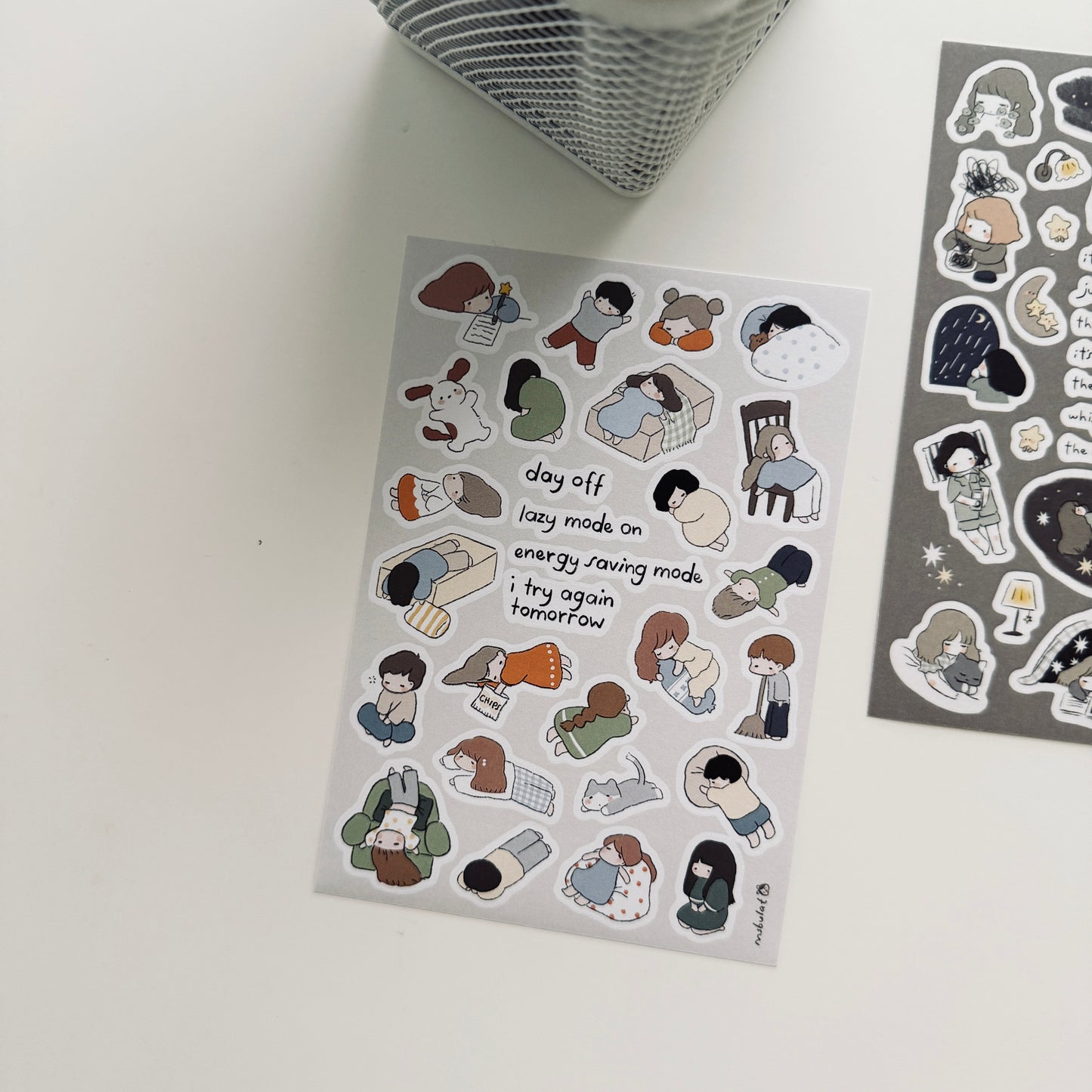 Msbulat 2025 The Other Feels Sticker  / Me no energy